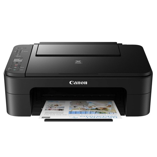 Canon PIXMA E3370 All-in-One Wireless Ink Efficient Color Printer Black