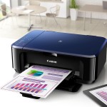 Canon PIXMA E560 All in One (Print, Scan, Copy) WiFi Ink Efficient Colour Printer with Auto Duplex Printing for Home