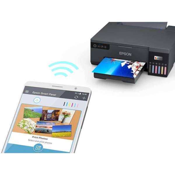 Epson Eco Tank L8050 Wireless Colour Home Inkjet Printers, (Multicolor)