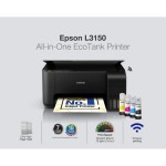 Epson EcoTank L3150 Wi-Fi All-in-One Ink Tank Printer (Black)