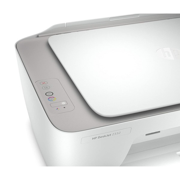 HP DeskJet 2332 All-in-One Printer, Print, Copy, Scan, Hi-Speed USB 2.0, Up to 7.5/5.5 ppm (Black/Color), 60-Sheet Input Tray, 25-Sheet Output Tray, 1000-page Duty Cycle, Color, 7WN44D