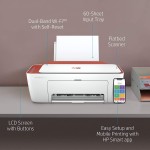 HP Deskjet 2729 WiFi Colour Printer, Scanner and Copier for Home/Small Office, Dual-Band Wi-Fi, Voice Activated Printing