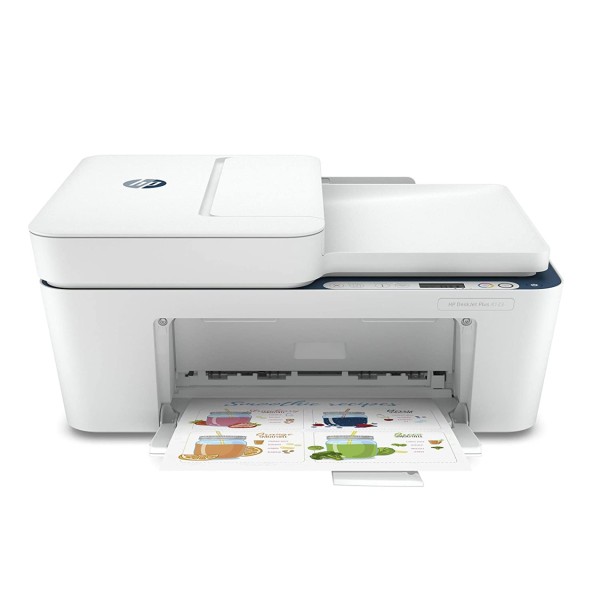 HP DeskJet Plus 4123 All-in-One Wifi Colour Printer, Scanner, and Copier for Home, B&W Prints and Color prints with Easy Set-up