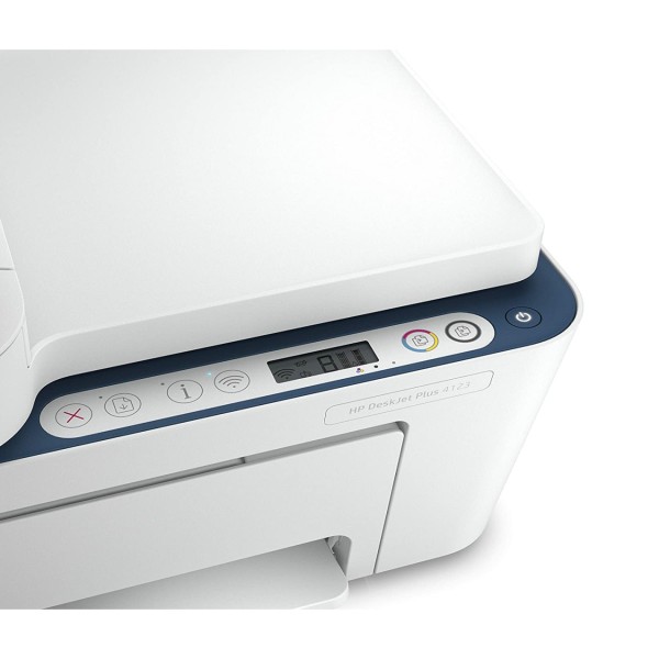 HP DeskJet Plus 4123 All-in-One Wifi Colour Printer, Scanner, and Copier for Home, B&W Prints and Color prints with Easy Set-up