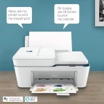 HP DeskJet Plus 4123 All-in-One Wifi Colour Printer, Scanner, and Copier for Home, B&W Prints and Color prints with Easy Set-up