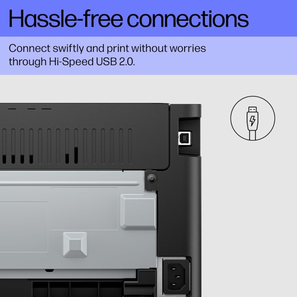 HP Laserjet Pro P1108 Plus Single Function Monochrome Wired Laser Printers, Black