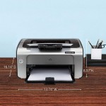 HP Laserjet Pro P1108 Plus Single Function Monochrome Wired Laser Printers, Black