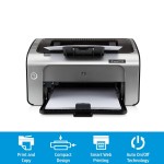HP Laserjet Pro P1108 Plus Single Function Monochrome Wired Laser Printers, Black