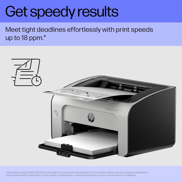 HP Laserjet Pro P1108 Plus Single Function Monochrome Wired Laser Printers, Black