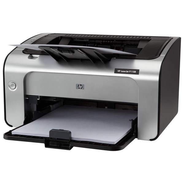 HP Laserjet Pro P1108 Plus Single Function Monochrome Wired Laser Printers, Black