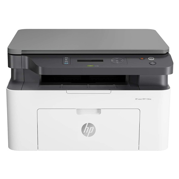 HP Laserjet 136nw WiFi Printer, Print Copy Scan, Compact Design, Reliable and Fast Printing,