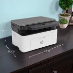 HP Laserjet 136nw WiFi Printer, Print Copy Scan, Compact Design, Reliable and Fast Printing,